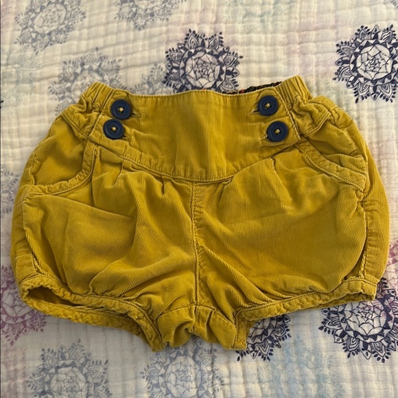 Baby Boden Other - Baby Boden Yellow Kids Corduroy Shorts size 2-3 Y